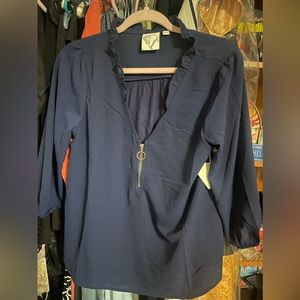 Navy Blue Dress Shirt
